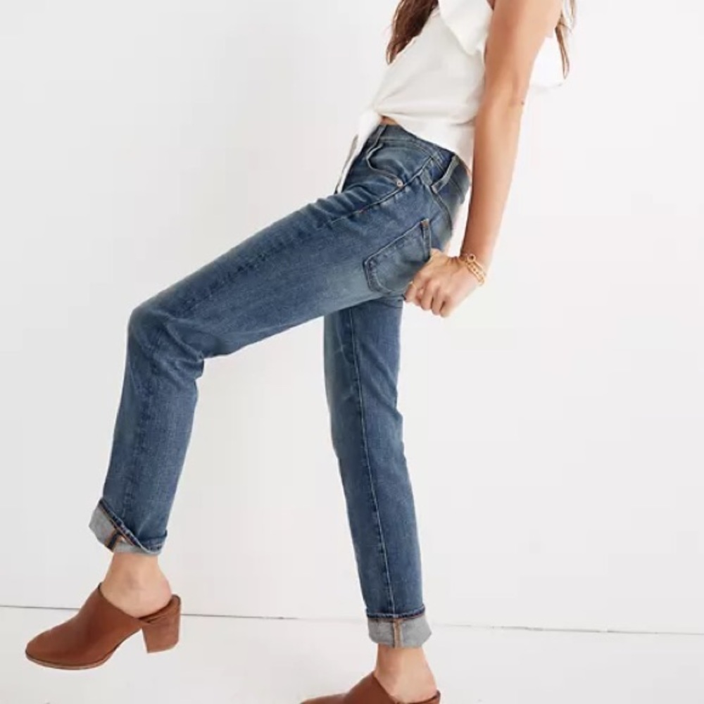 Madewell slim boyfriend jean